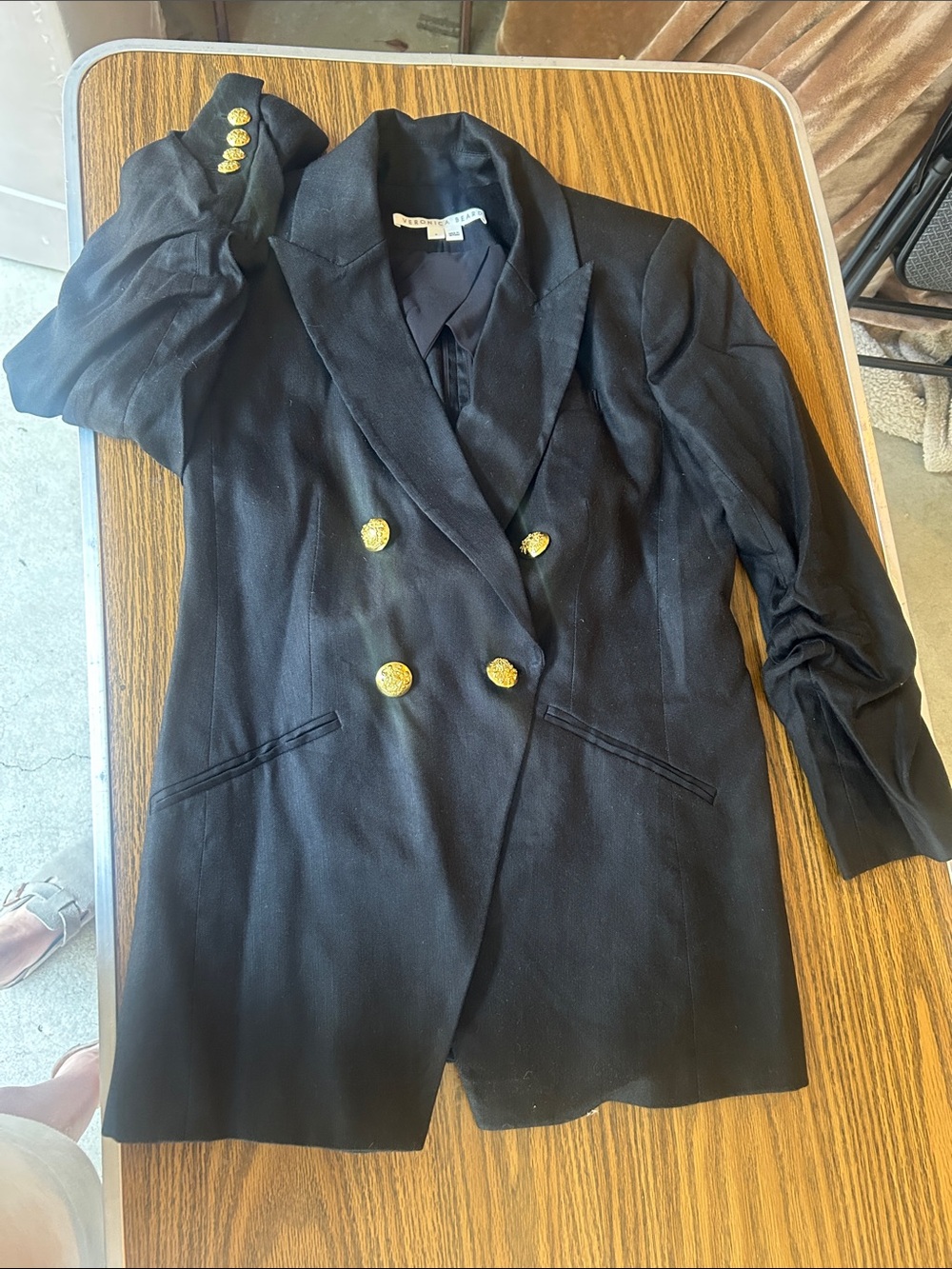 Veronica beard linen jacket blazer